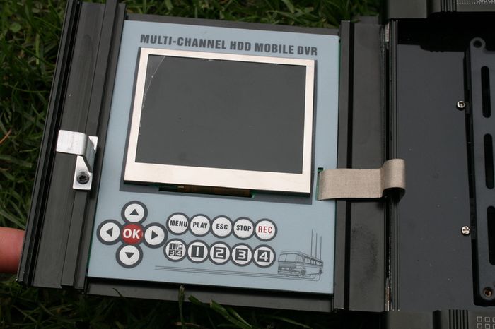 4 Channel HDD Mobile DVR for Vehicles Tracking and Monitoring SD port
