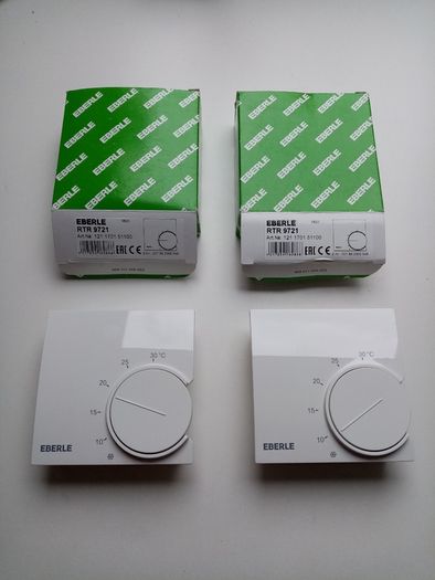 Eberle RTR 9721 Thermostats x 2 - Heating Thermostats