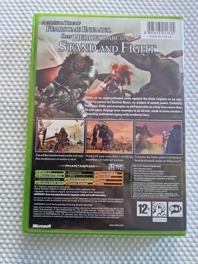 Kingdom of Fire The Crusaders Xbox Original Games Original