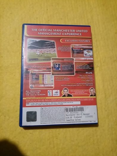 Manchester United Manager 2005 PlayStation 2 ps2 games Original