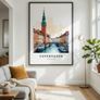 Copenhagen Wall Art Print, Travel Art Poster Image 3