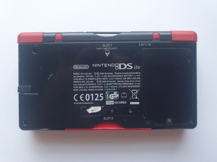 Nintendo DS Lite black/red