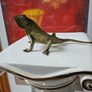 Vintage brass  Lizard Image 7