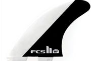FCS II Large MF Mick Fanning PC Performance Core Thruster Surfboard Fins - Black White