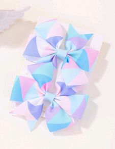 2pcs/pack  Printed Hair Clips