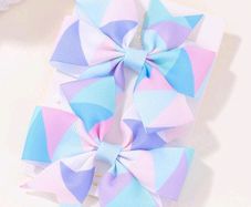 2pcs/pack  Printed Hair Clips
