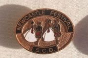 NEWCASTLE FESTIVAL SCD (Scottish Country Dance) - award enamelled badge 1994