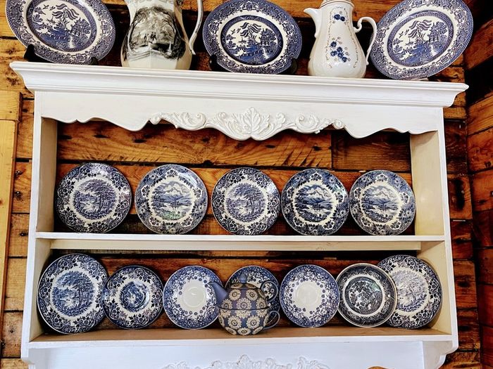 Blue and white ceramics