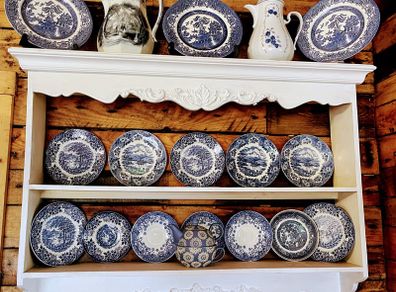 Blue and white ceramics