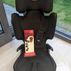 Britax Romer Kidfix i-Size Car Booster Seat Black with XP Pad & SICT - High Back Booster Child Seat