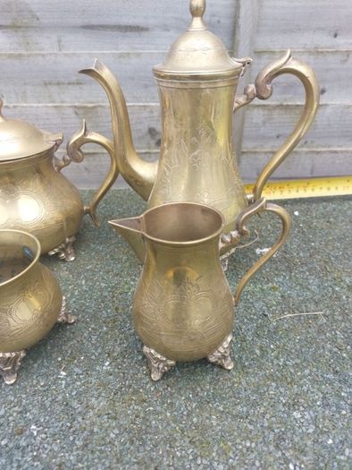 brass tea/ coffee set