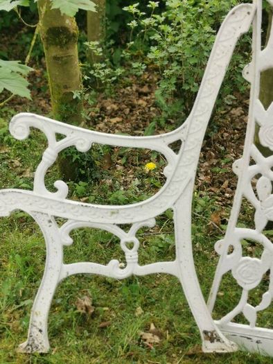 Heavy Cast Iron Garden Bench Ends