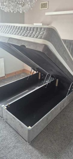 Double Bed with Ottoman Storage