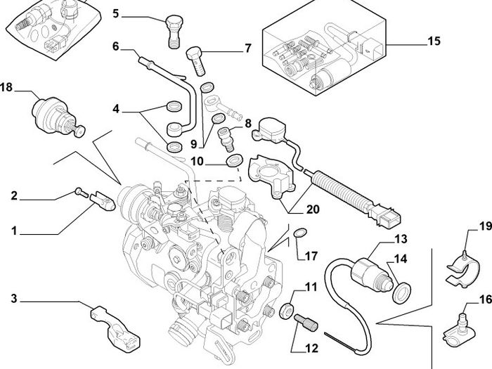 Injection Pump Valve (Fiat  Peugeot)