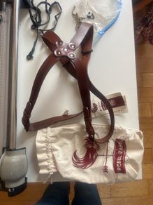 Rebel East leather two Camera Harness