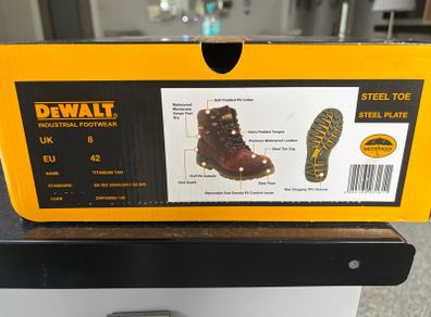 DeWALT Titanium S3 Waterproof Tan Safety Boots