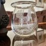 Vintage Signed Bruce Walker Kirkbuddo Glass Studio Etched Art Glass Bud Vase Capercaillie 1976 Image 2