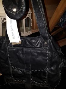 John Rocha designer bag leather
