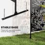 Metal garden privacy screen black like new Image 5