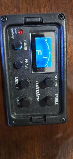 Admira guitar, acoustic-electric, nylon