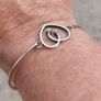 Sterling Silver Love Heart Bracelet Image 2