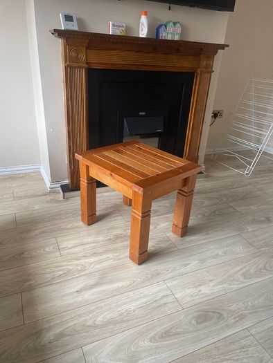 wooden side table