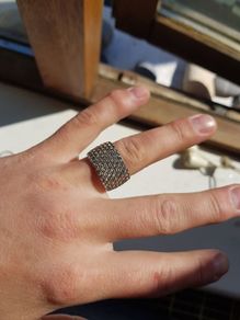 925 Silver Ring with stones