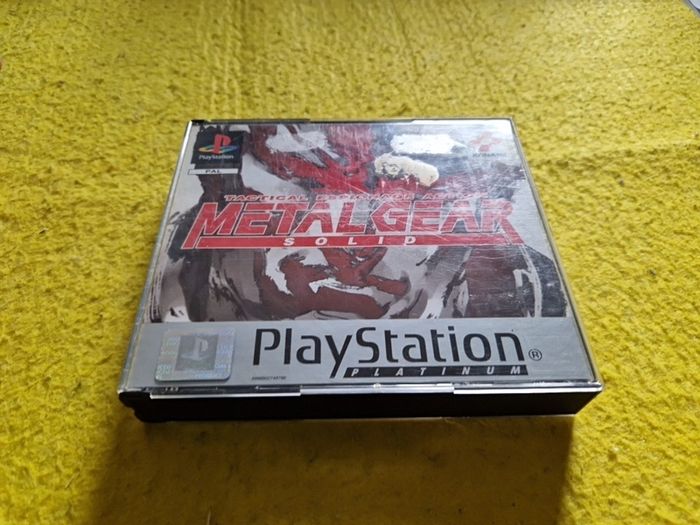 Metal Gear Solid PlayStation1 Ps1 PlayStation2 Ps2 Games Original