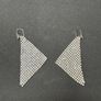 Swarovski Crystal Mesh Drop Earrings Image 2