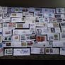 A small box with collection of stamps from overseas. Image 2