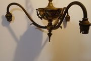 Brass chandelier