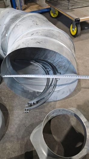 Spiral Duct fittings, ventilation ducting