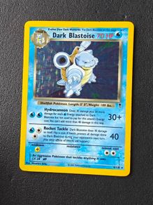 Dark Blastoise pokemon card
