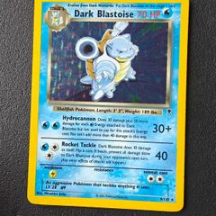 Dark Blastoise pokemon card