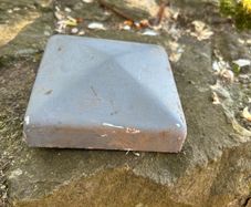 Galvanised Metal Post Caps