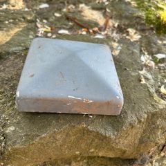 Galvanised Metal Post Caps
