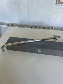 Polished Nickel shower arm 50cm unused