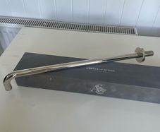 Polished Nickel shower arm 50cm unused