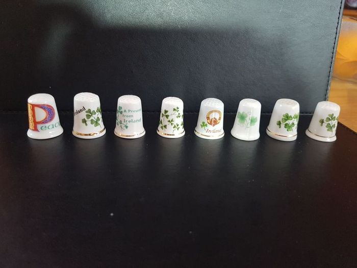 Collection of Irish Themed Thimbles