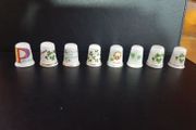 Collection of Irish Themed Thimbles