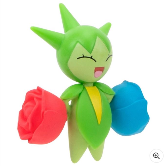 Pokemon Pawniard and Roselia 5cm Battle Figures 2 Pack