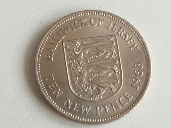 Uncirculated Jersey 10 pence