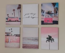 6-Piece California Surf Canvas Set