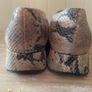 shoes women designer Anne Flavie snake skin effect genuine leather size 5 Image 3