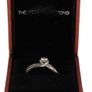 New in box "Forever diamond ring"with certificate 9k gold Image 2