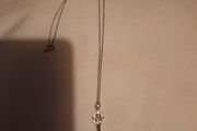 sterling silver chain with 21st key