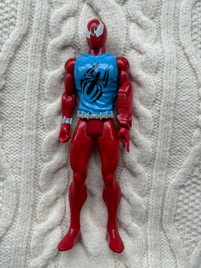 Spiderman approx 12" Blue Shirt Rendition Home Coming Original Hasbro 2018 Used Please look at the pictures
