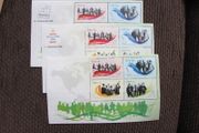 Irish Music 2006.Three Mini Sheets.Inc Two Overprints for Monaco and Belgium.MNH.