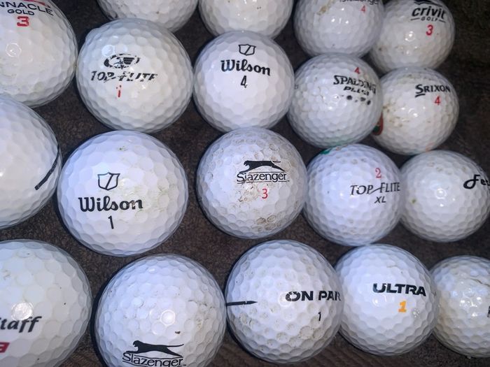 20 Mixed White golf balls