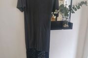 Jersey Dress with Lace